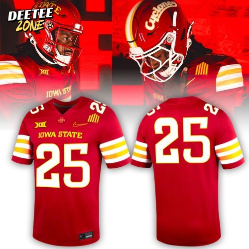 Iowa State Football 2025 Home Football Jersey
