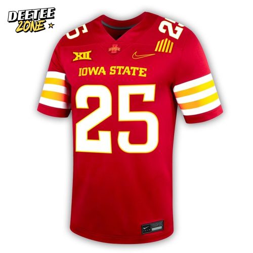 Iowa State Football 2025 Home Football Jersey