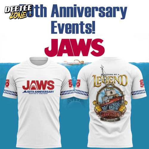 JAWS 50th Anniversary Special White Tee