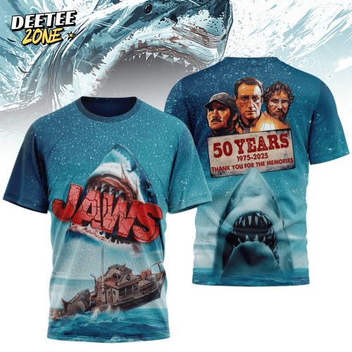 Jaws 50th Anniversary Thank You For The Memories 2025 Shirt