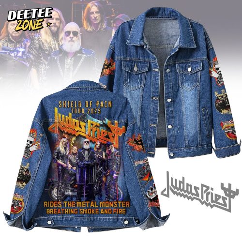 Judas Priest Shield Of Pain Tour 2025 Special Denim Jacket