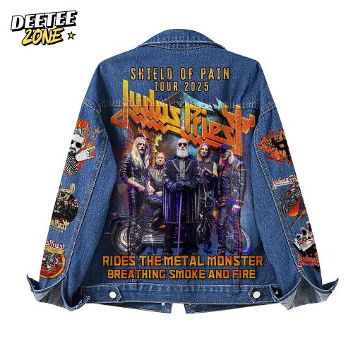 Judas Priest Shield Of Pain Tour 2025 Special Denim Jacket