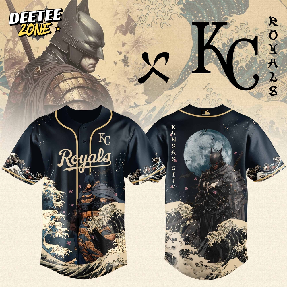 Kansas City Royals MLB x Batman The legend of Gotham Jersey 2025 Kansas City Royals MLB x Batman The legend of Gotham Jersey 2025