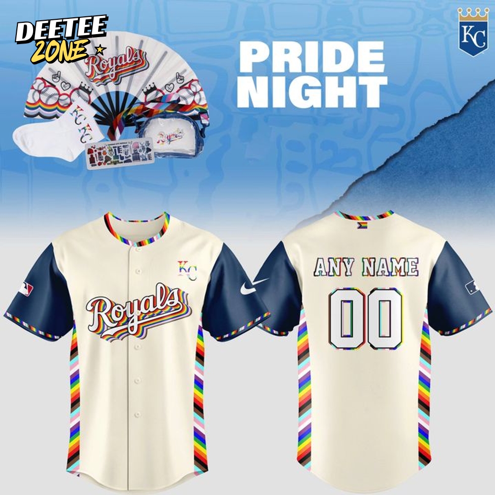 Kansas City Royals x Happy Pride Month 2025 Special Baseball Jersey Kansas City Royals x Happy Pride Month 2025 Special Baseball Jersey