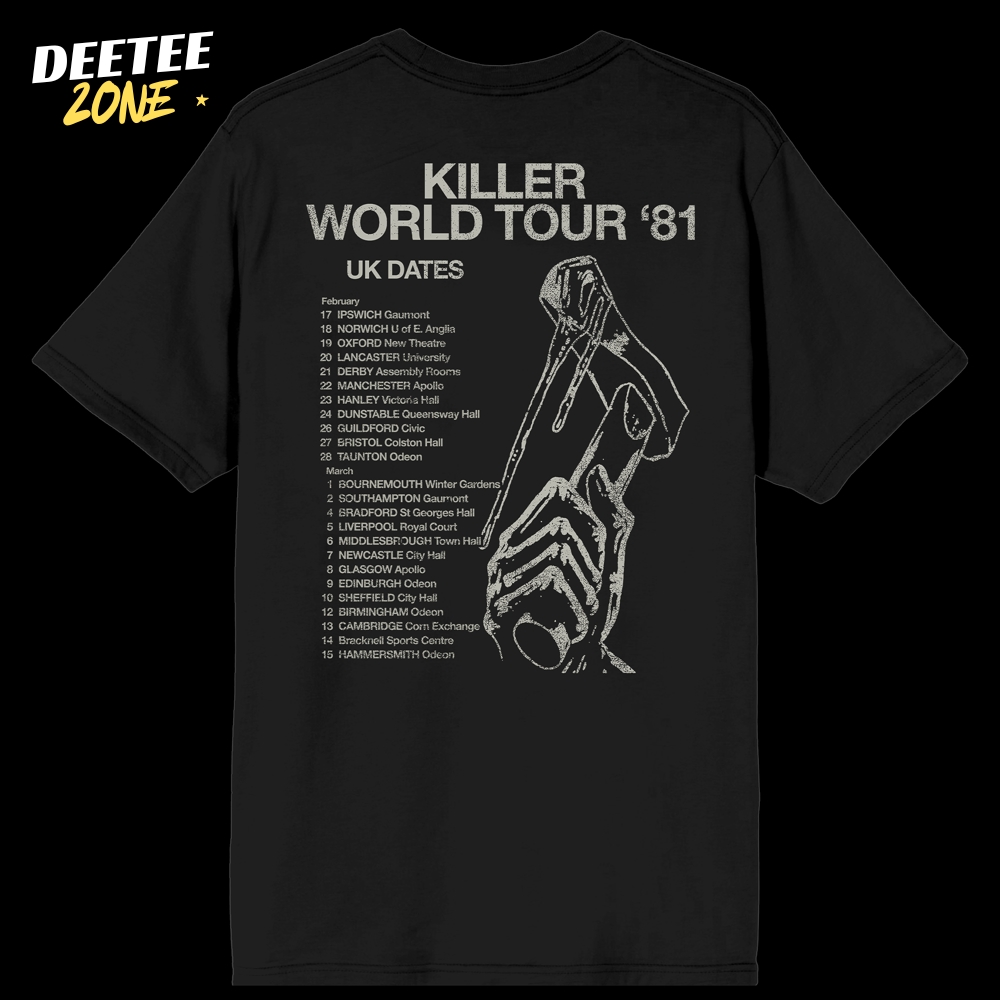Killer 1981 Vintage Tour Tee Killer 1981 Vintage Tour Tee