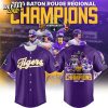LSU Tigers 2025 Baton Rouge Regional Champions White Stripes Jersey