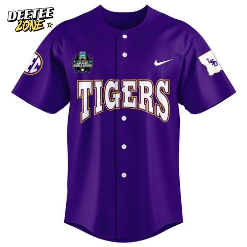 LSU Tigers Baseball 2025 Championship Seires Bound Special Baseball Jersey