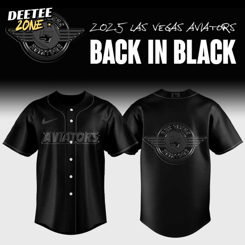 Las Vegas Aviators “Back to Black” Special Baseball Jersey