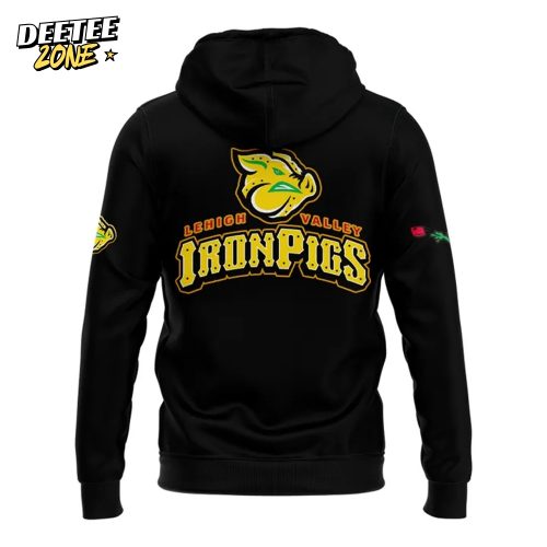 Lehigh Valley IronPigs x Coal Cracker Cornhole Special Black Hoodie