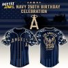 Miami Marlins x US Navy 250th Birthday Edition 3D Baseball Jersey