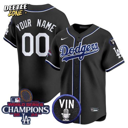 Los Angeles Dodgers 2025 Lights Out Personalized Baseball Jersey