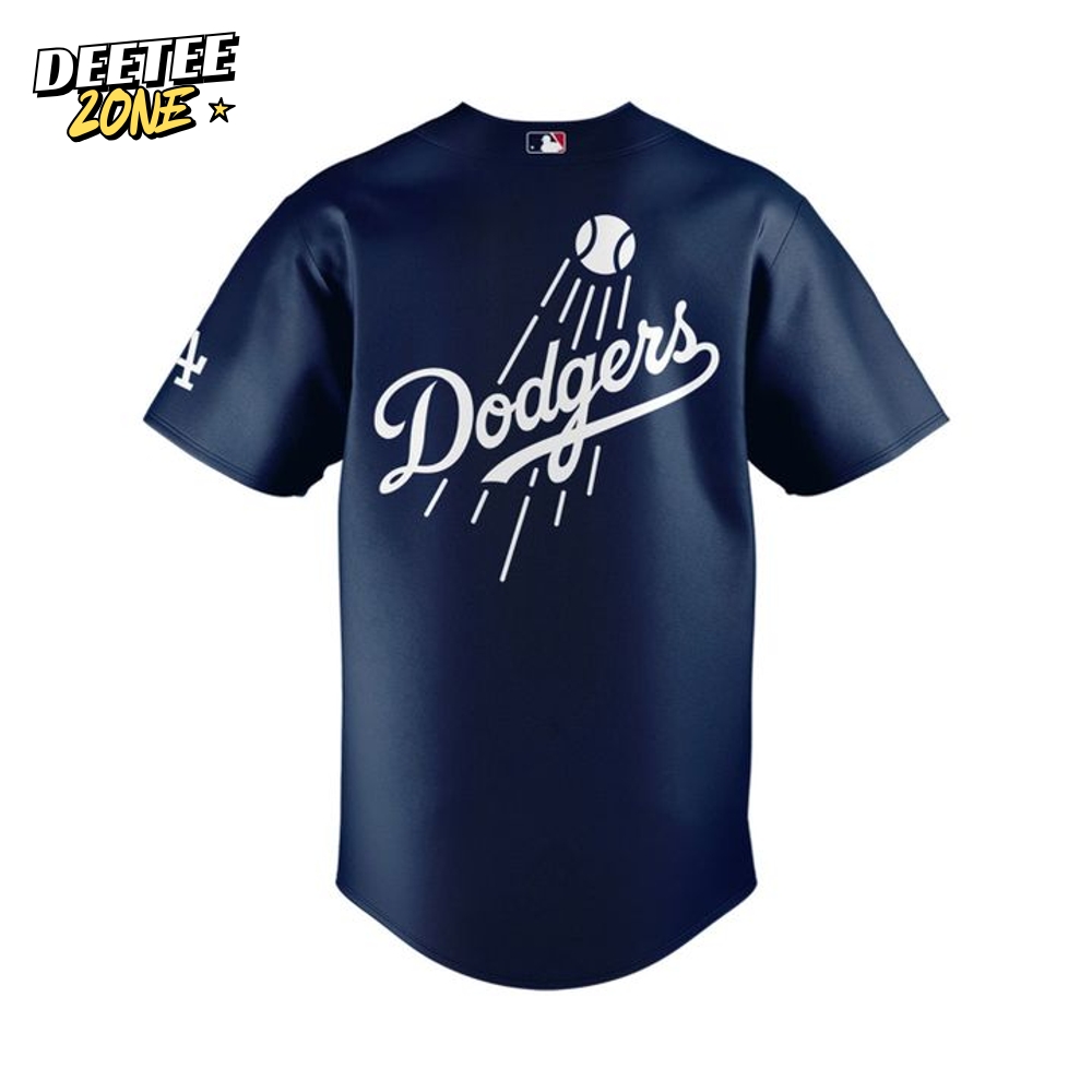 Los Angeles Dodgers Juneteenth Special Navy Baseball Jersey Los Angeles Dodgers Juneteenth Special Navy Baseball Jersey