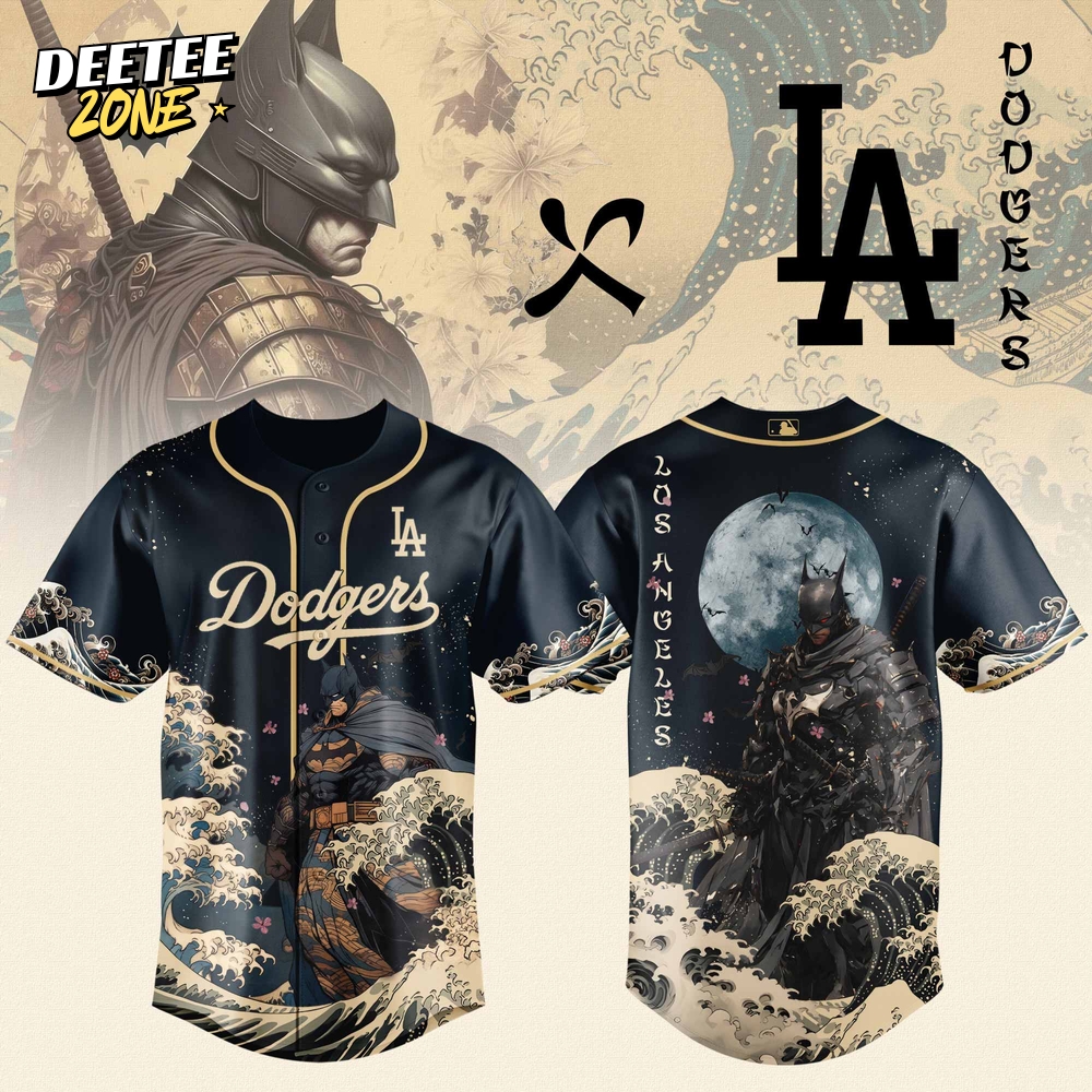 Los Angeles Dodgers MLB x Batman The legend of Gotham Jersey 2025 Los Angeles Dodgers MLB x Batman The legend of Gotham Jersey 2025