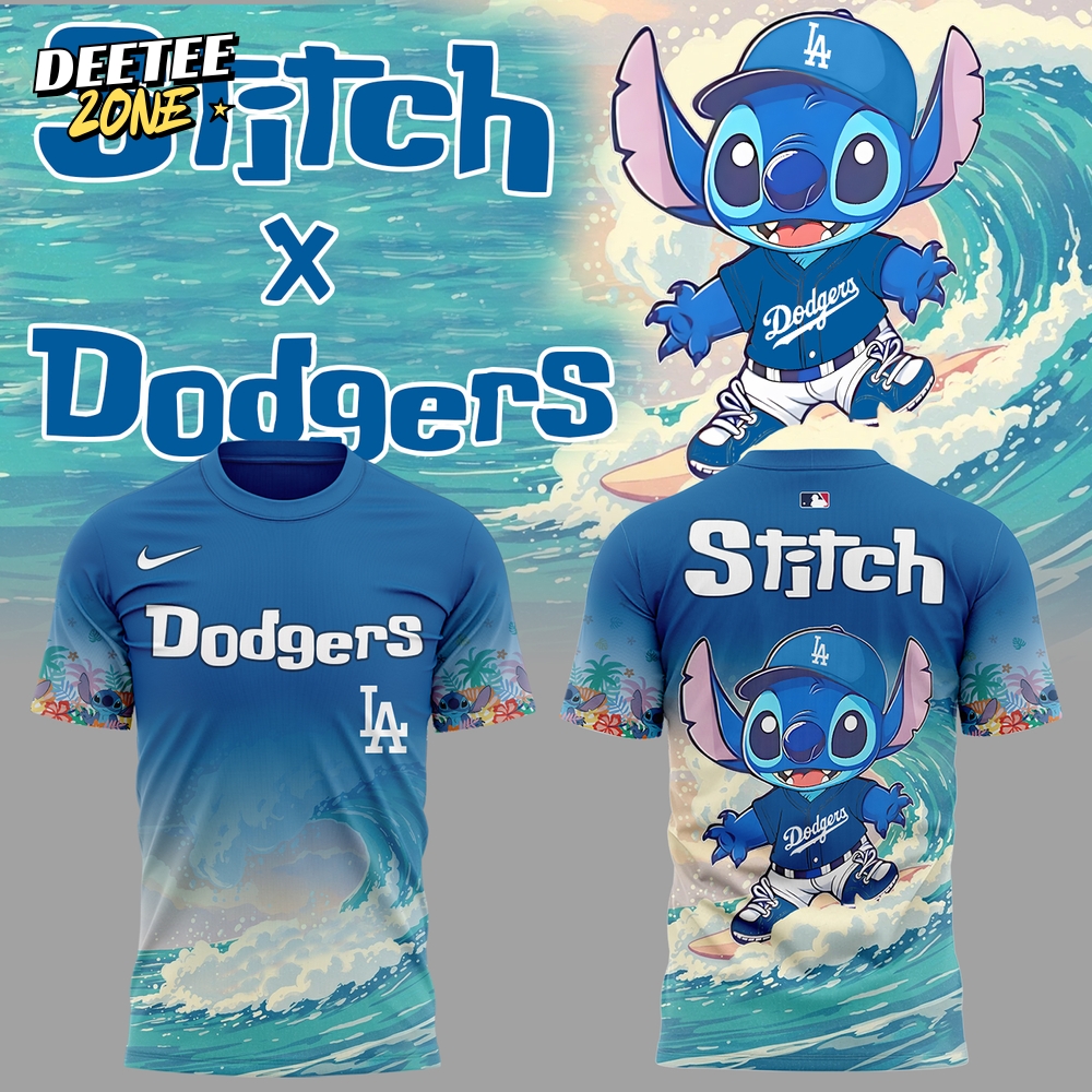Los Angeles Dodgers & Stitch Limited Edition Tee Los Angeles Dodgers & Stitch Limited Edition Tee
