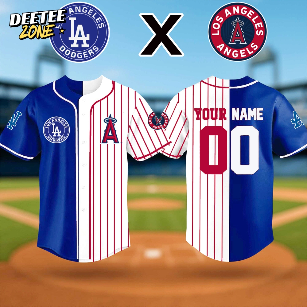Los Angeles Dodgers and Los Angeles Angels Subway Series Jersey Los Angeles Dodgers and Los Angeles Angels Subway Series Jersey