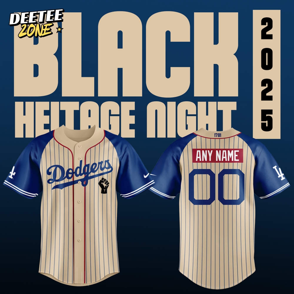 Los Angeles Dodgers x Black Heritage Night 2025 Special Edition Baseball Jersey Los Angeles Dodgers x Black Heritage Night 2025 Special Edition Baseball Jersey