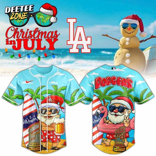 Los Angeles Dodgers x Christmas in July Premium Baseball Jersey 2025