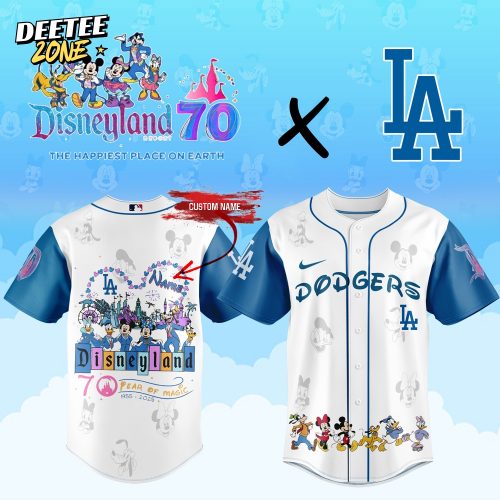 Los Angeles Dodgers x Disneyland 70 Magical Year Jersey