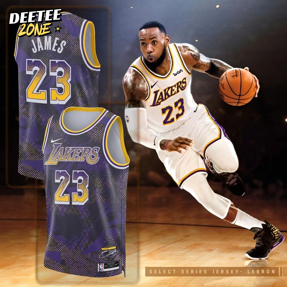 Los Angeles Lakers Select Series Lebron James Basketball Jersey Los Angeles Lakers Select Series Lebron James Basketball Jersey