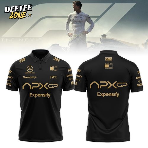 Mercedes F1 Team x F1 The Movie 2025 APXGP Brad Pitt Custom Polo
