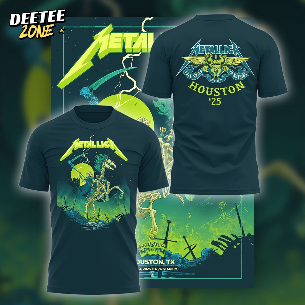 Metallica M72 World Tour Houston '25 Limited Shirt Metallica M72 World Tour Houston '25 Limited Shirt