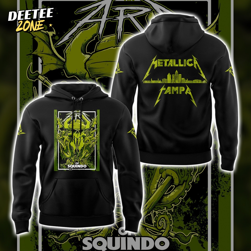 Metallica M72 World Tour x Tampa Takeover Limited Edition Hoodie Metallica M72 World Tour x Tampa Takeover Limited Edition Hoodie