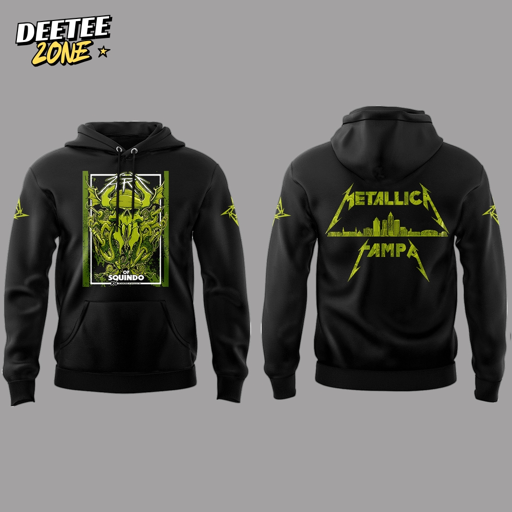 Metallica M72 World Tour x Tampa Takeover Limited Edition Hoodie Metallica M72 World Tour x Tampa Takeover Limited Edition Hoodie