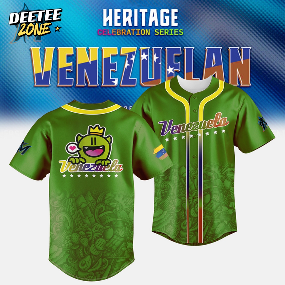 Miami Marlins x Venezuelan Heritage Celebration Baseball Jersey Miami Marlins x Venezuelan Heritage Celebration Baseball Jersey