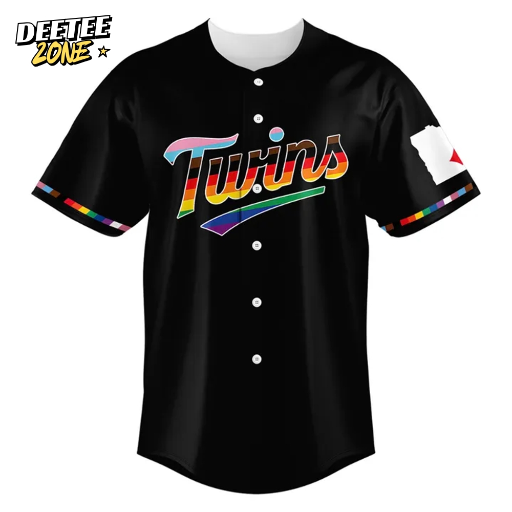 Minnesota Twins Pride Month 2025 Personalized Baseball Jersey Minnesota Twins Pride Month 2025 Personalized Baseball Jersey