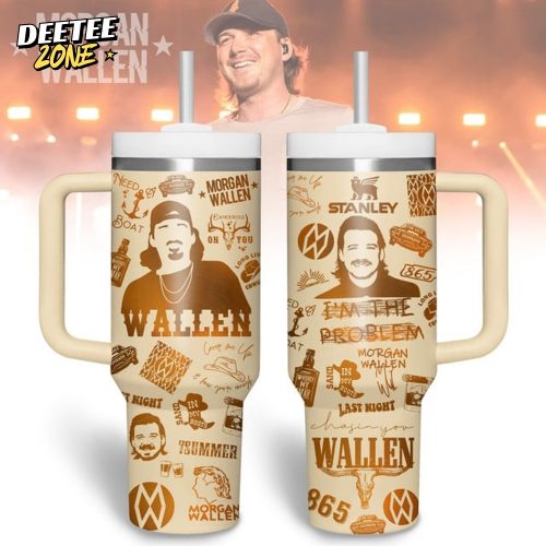 Morgan Wallen Tour 2025 Last Night 40oz Stanley Tumbler With Handle