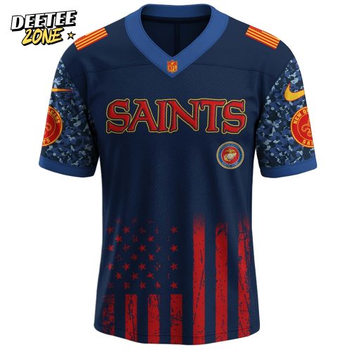 New Orleans Saints NFL x U.S.M.C 250th Birthday Celebration Jersey