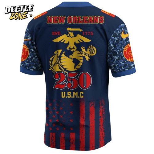 New Orleans Saints NFL x U.S.M.C 250th Birthday Celebration Jersey