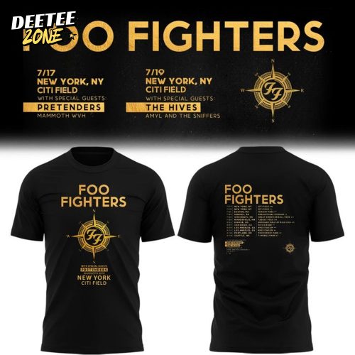 New York Mets x Foo Fighters Tour 2025 Shirt