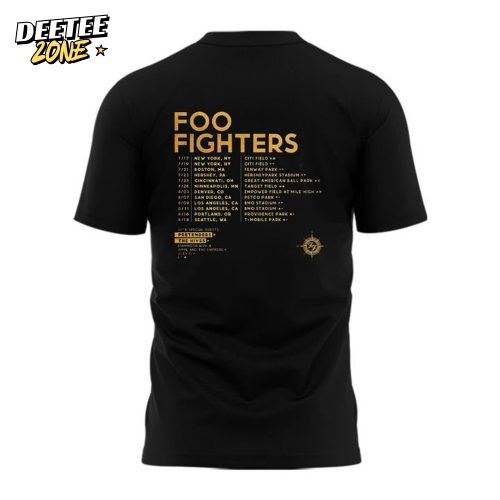New York Mets x Foo Fighters Tour 2025 Shirt
