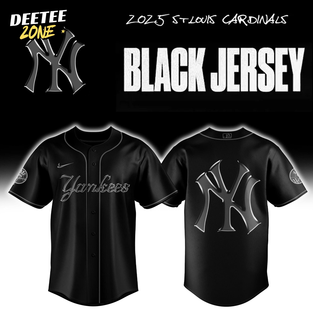New York Yankees "Back to Black" Special Baseball Jersey New York Yankees "Back to Black" Special Baseball Jersey