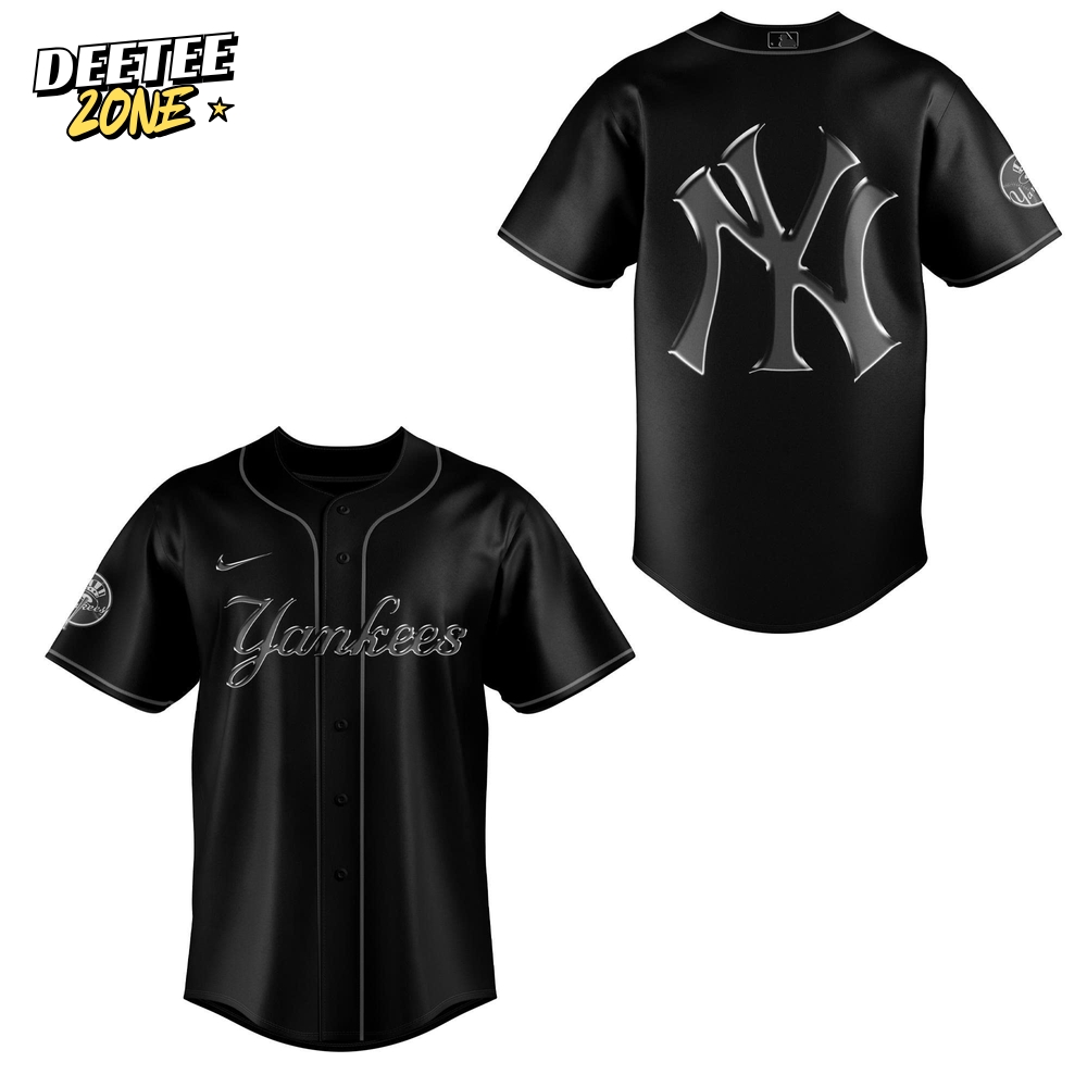 New York Yankees "Back to Black" Special Baseball Jersey New York Yankees "Back to Black" Special Baseball Jersey