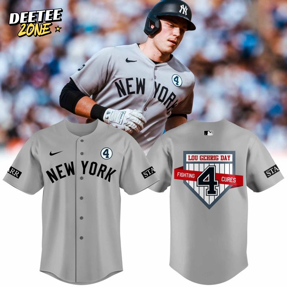 New York Yankees x 2025 Lou Gehrig Day Special Baseball Jersey New York Yankees x 2025 Lou Gehrig Day Special Baseball Jersey