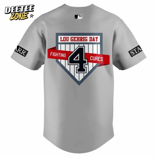 New York Yankees x 2025 Lou Gehrig Day Special Baseball Jersey