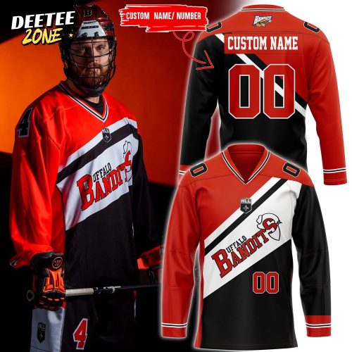 Nhl Buffalo Bandits Hockey Jersey Custom Road To The 3peat