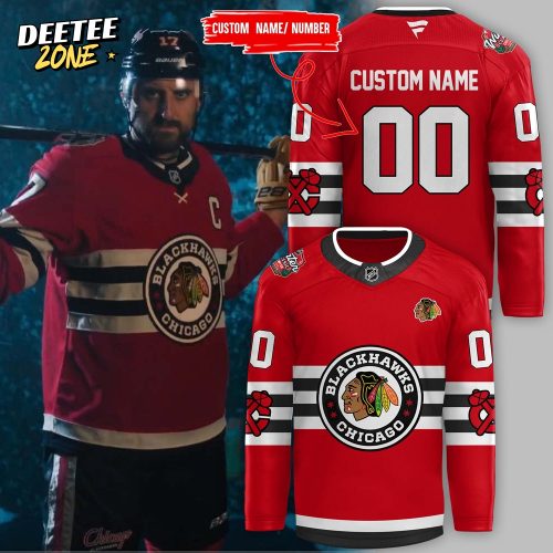 Nhl Chicago Blackhawks Hockey Jersey Custom Winter Classic