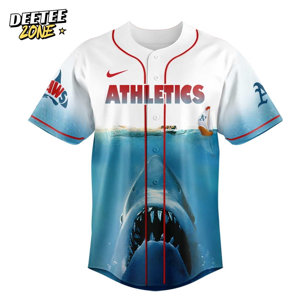 Oakland Athletics x JAWS 50th Anniversary Jersey 2025 Oakland Athletics x JAWS 50th Anniversary Jersey 2025