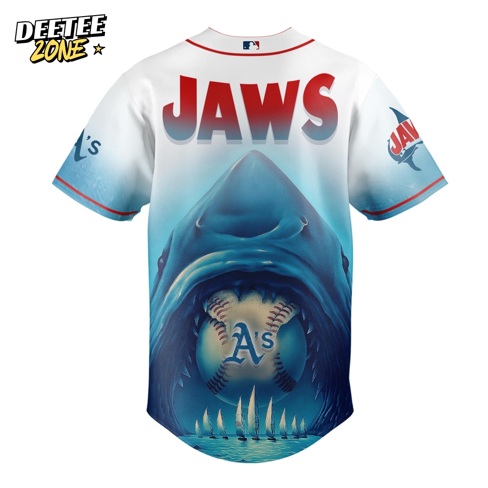 Oakland Athletics x JAWS 50th Anniversary Jersey 2025 Oakland Athletics x JAWS 50th Anniversary Jersey 2025