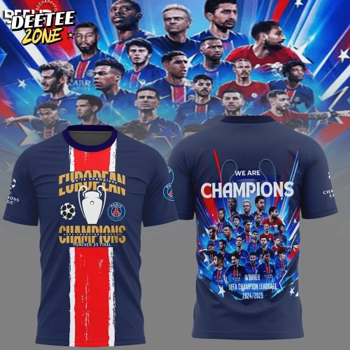 Paris Saint-Germain We Are Champions UEFA Champions League 2025 Shirt