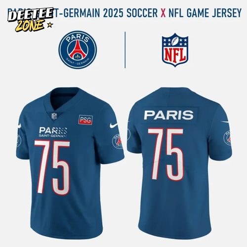 Paris Saint-Germain x NFL Club World Cup Game Road Blue Football Jersey