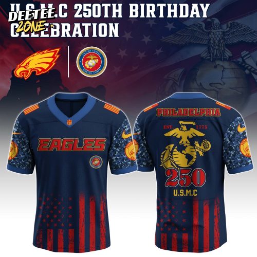 Philadelphia Eagles NFL x U.S.M.C 250th Birthday Celebration Jersey