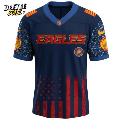 Philadelphia Eagles NFL x U.S.M.C 250th Birthday Celebration Jersey