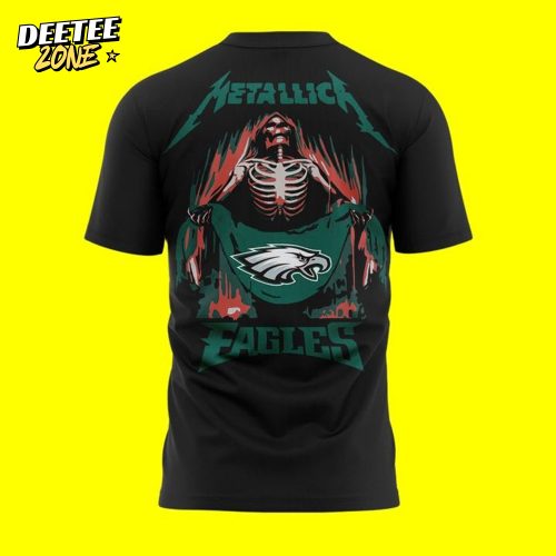 Philadelphia Eagles x Metallica 2025 Tour T-shirt