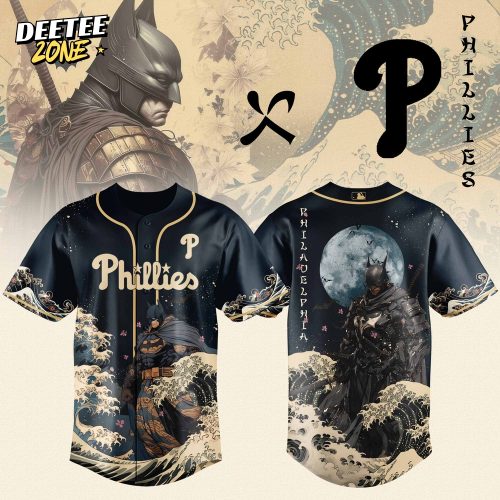 Philadelphia Phillies MLB x Batman The legend of Gotham Jersey 2025