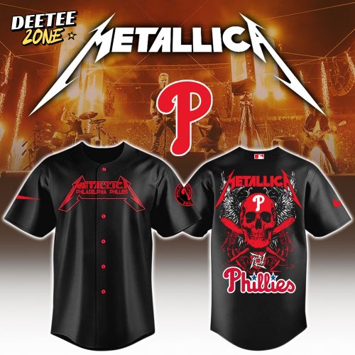Philadelphia Phillies MLB x Metallica Jersey Limited Edition