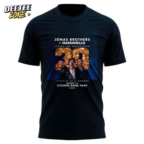 Philadelphia Phillies x Jonas Brothers JONAS20 “Living The Dream Tour” Special Tee